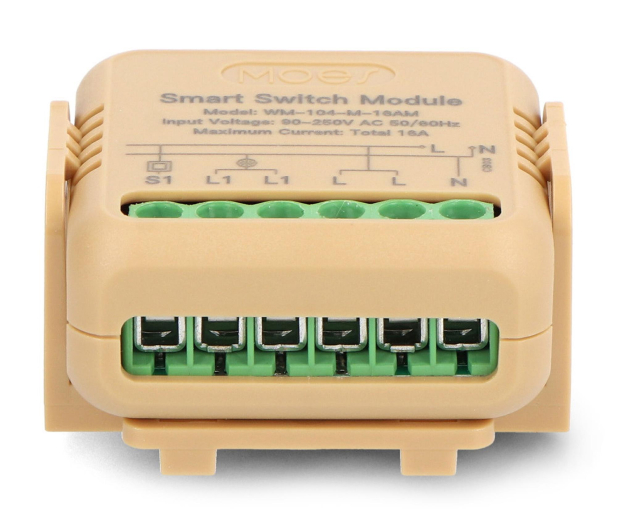 MOES Przekaźnik dopuszkowy z miernikiem energii Mini Wi-Fi TUYA - 1323826 - zdjęcie 2